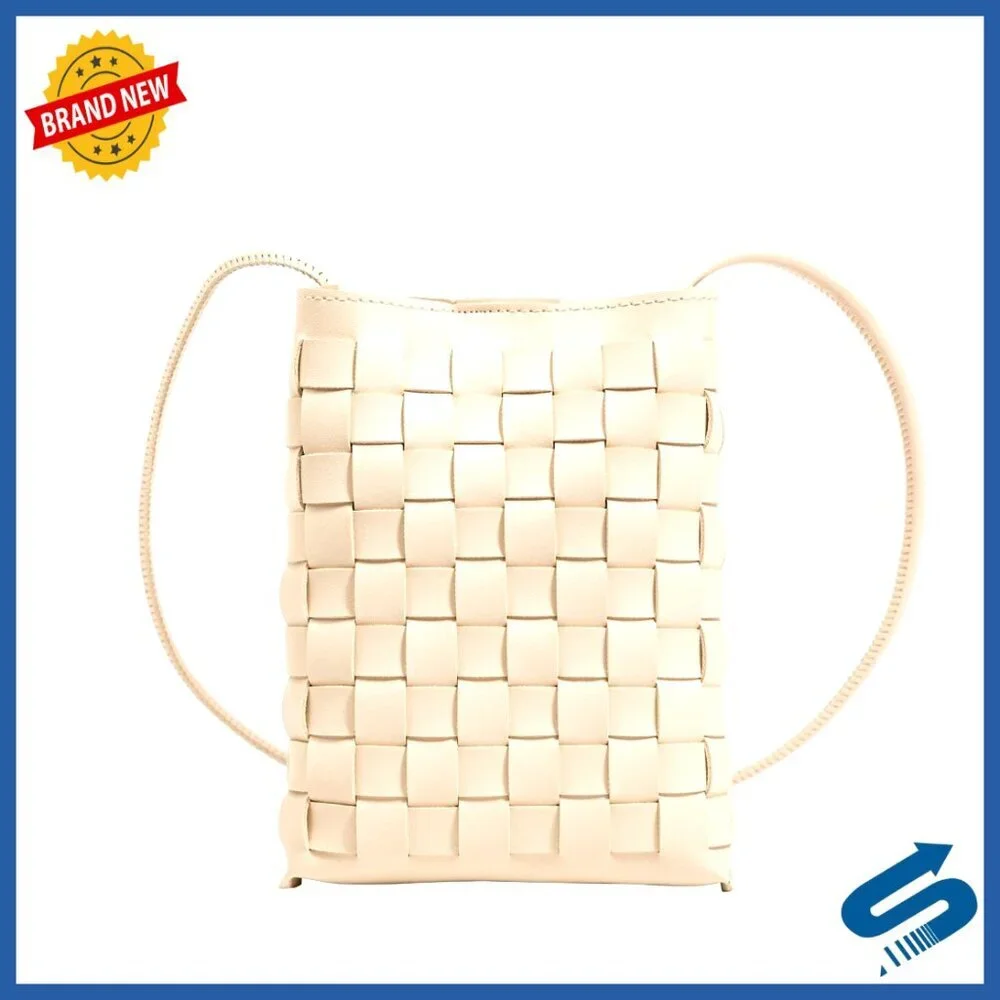 Woven Crossbody Phone Purse Small Shoulder Bag Minimal Chic Y2K Style